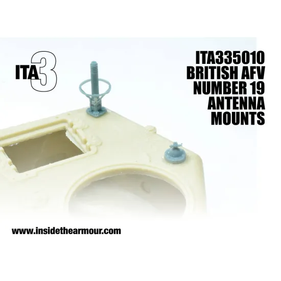 Inside The Armor Ita335010 1/35 British Afv Number 19 Antenna Sets