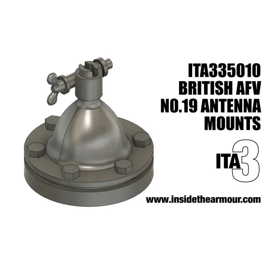 Inside The Armor Ita335010 1/35 British Afv Number 19 Antenna Sets