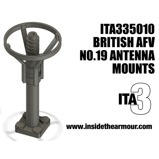Inside The Armor Ita335010 1/35 British Afv Number 19 Antenna Sets