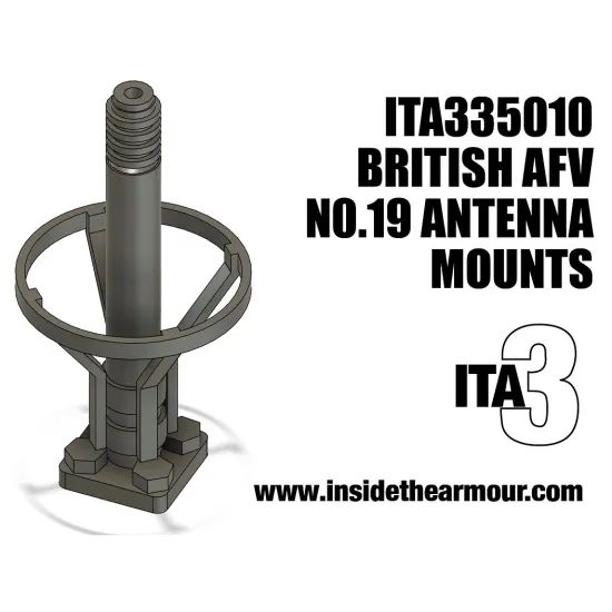 Inside The Armor Ita335010 1/35 British Afv Number 19 Antenna Sets