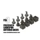 Inside The Armor Ita335024 1/35 Larkspur Antenna Bases For British Military Vehicles 1950s To 1970s