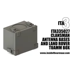 Inside The Armor Ita335027 1/35 Clansman Antenna Bases And Tuaam Wing Boxes