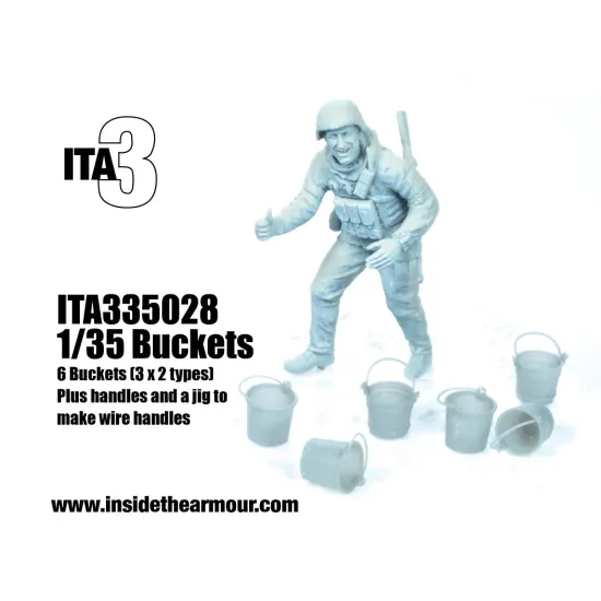 Inside The Armor Ita335028 1/35 Buckets 3pcs / 2types