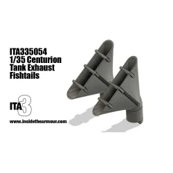 Inside The Armor Ita335054 1/35 Centurion Tank Fishtail Exhausts Afv Club