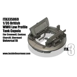 Inside The Armor Ita335069 1/35 British Low Profile Cupola For Churchill, Cromwell, Sherman