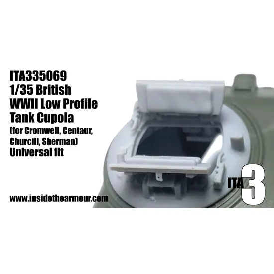 Inside The Armor Ita335069 1/35 British Low Profile Cupola For Churchill, Cromwell, Sherman