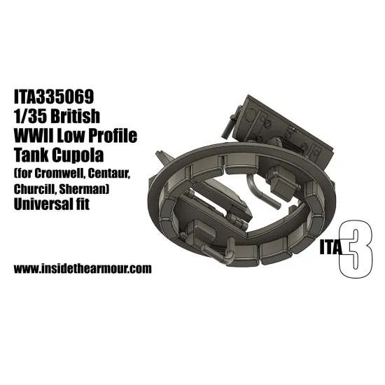 Inside The Armor Ita335069 1/35 British Low Profile Cupola For Churchill, Cromwell, Sherman