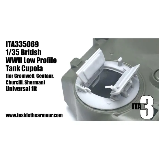 Inside The Armor Ita335069 1/35 British Low Profile Cupola For Churchill, Cromwell, Sherman