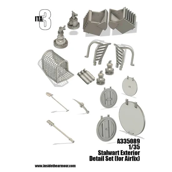 Inside The Armor Ita335089 1/35 Stalwart Basic Exterior Upgrade For Airfix