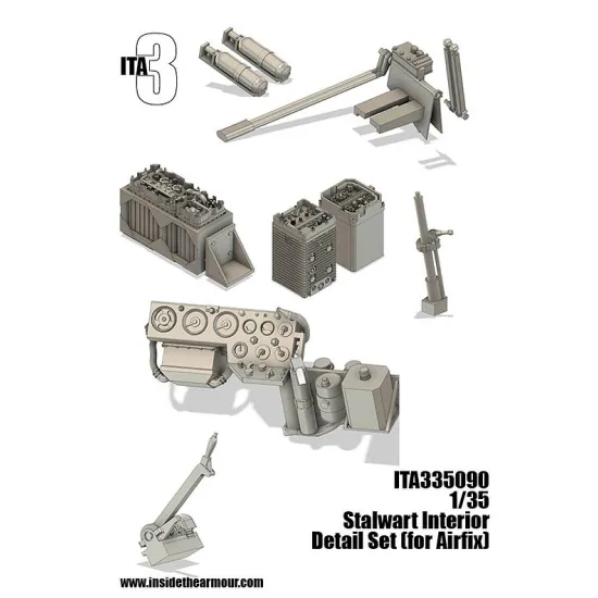 Inside The Armor Ita335090 1/35 Stalwart Basic Interior Upgrade For Airfix