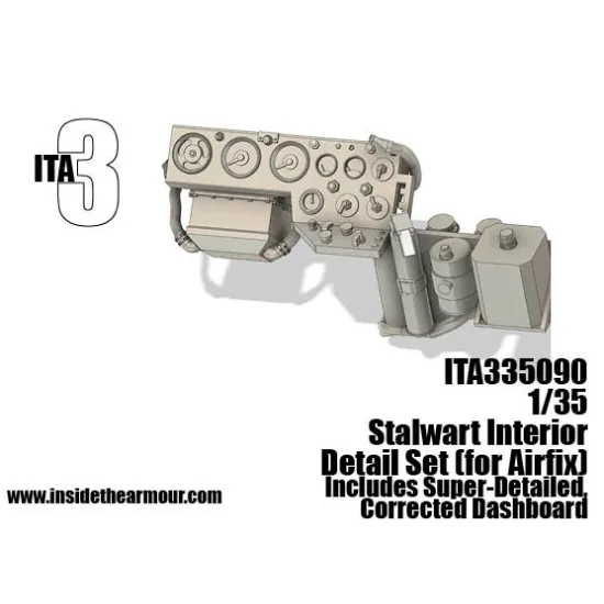 Inside The Armor Ita335090 1/35 Stalwart Basic Interior Upgrade For Airfix
