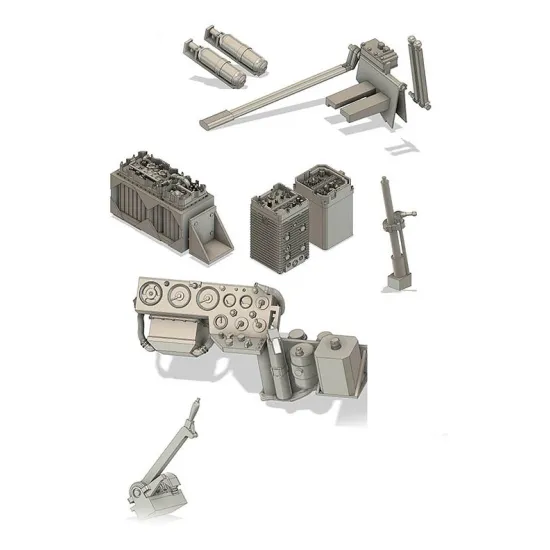 Inside The Armor Ita335090 1/35 Stalwart Basic Interior Upgrade For Airfix