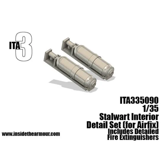 Inside The Armor Ita335090 1/35 Stalwart Basic Interior Upgrade For Airfix
