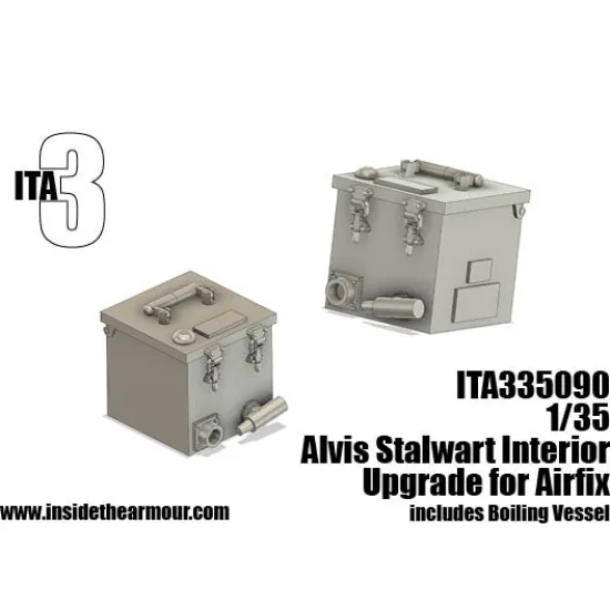 Inside The Armor Ita335090 1/35 Stalwart Basic Interior Upgrade For Airfix