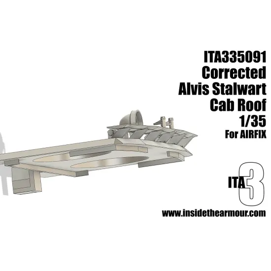 Inside The Armor Ita335091 1/35 Stalwart Corrected Cab Roof For Airfix