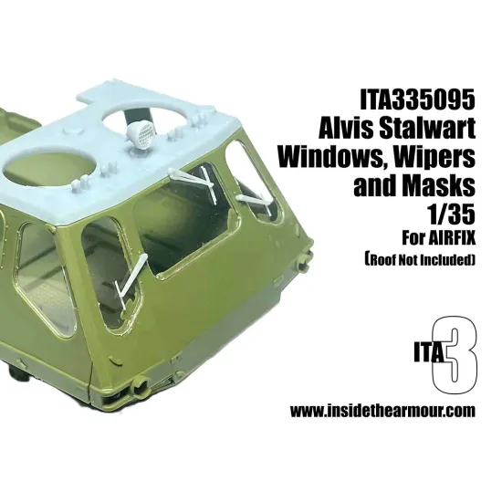 Inside The Armor Ita335095 1/35 Stalwart Replacement Windows Masks And Wipers For Airfix