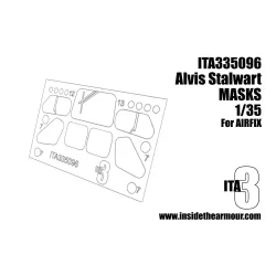 Inside The Armor Ita335096 1/35 Stalwart Masks For Airfix Windows