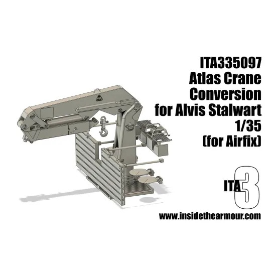 Inside The Armor Ita335097 1/35 Atlas Crane Conversion For Alvis Stalwart For Airfix