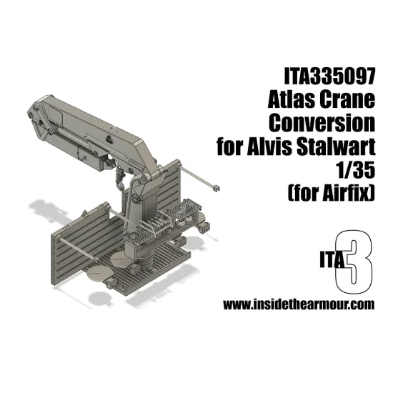 Inside The Armor Ita335097 1/35 Atlas Crane Conversion For Alvis Stalwart For Airfix