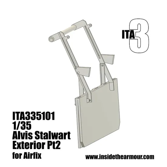 Inside The Armor Ita335101 1/35 Stalwart Exterior Upgrade Pt.2 For Airfix