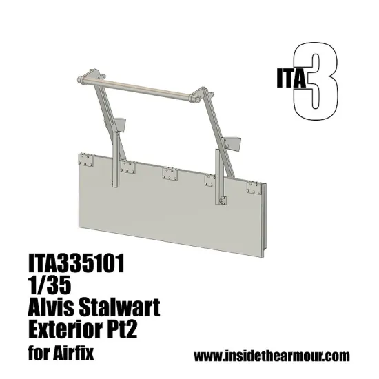 Inside The Armor Ita335101 1/35 Stalwart Exterior Upgrade Pt.2 For Airfix