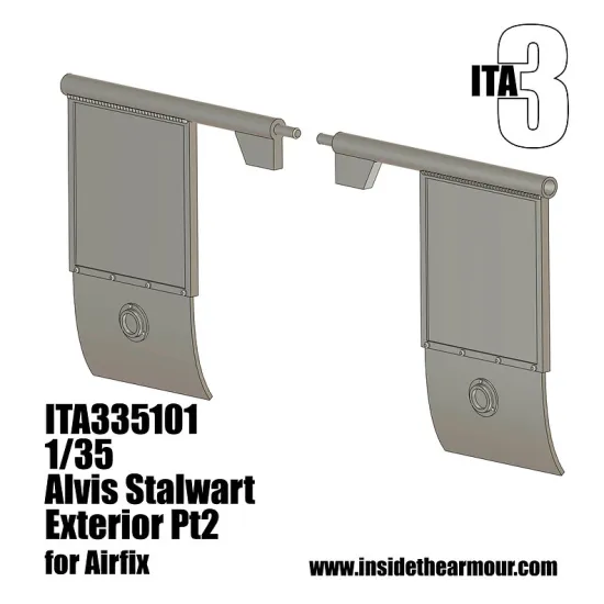 Inside The Armor Ita335101 1/35 Stalwart Exterior Upgrade Pt.2 For Airfix