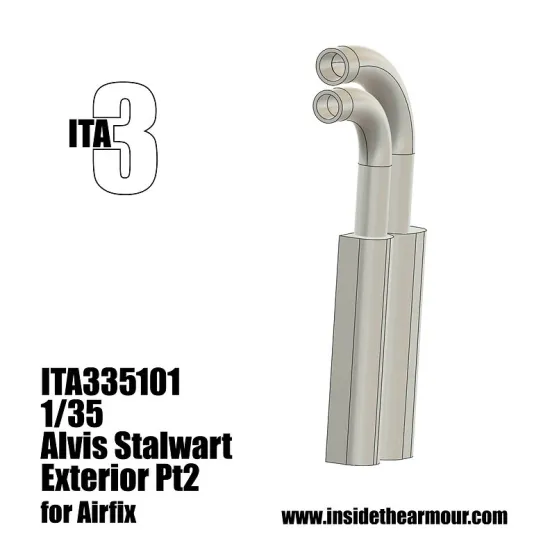Inside The Armor Ita335101 1/35 Stalwart Exterior Upgrade Pt.2 For Airfix
