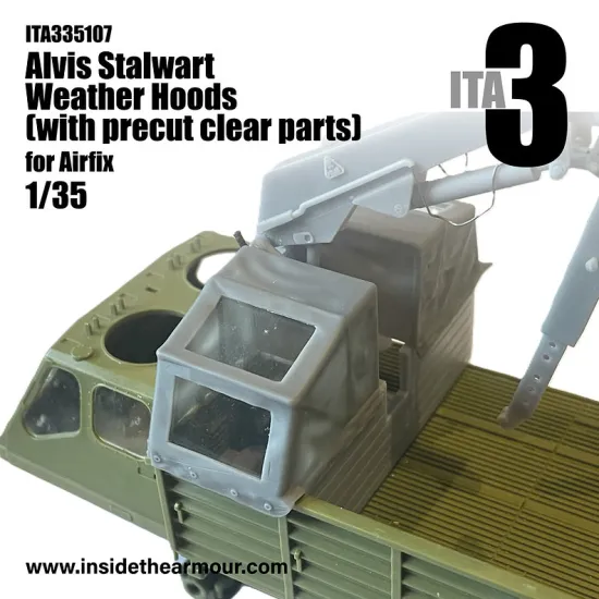 Inside The Armor Ita335107 1/35 Stalwart Weather Hoods For Airfix