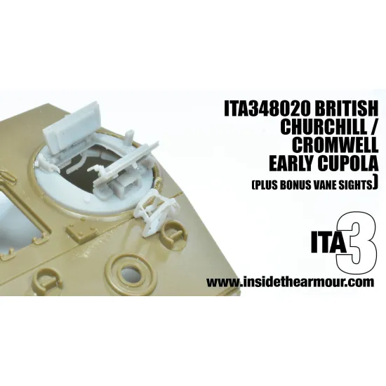 Inside The Armor Ita348021 1/48 Churchill / Cromwell/ Sherman Low Profile Cupola