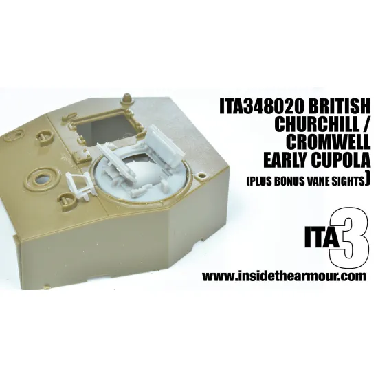Inside The Armor Ita348021 1/48 Churchill / Cromwell/ Sherman Low Profile Cupola