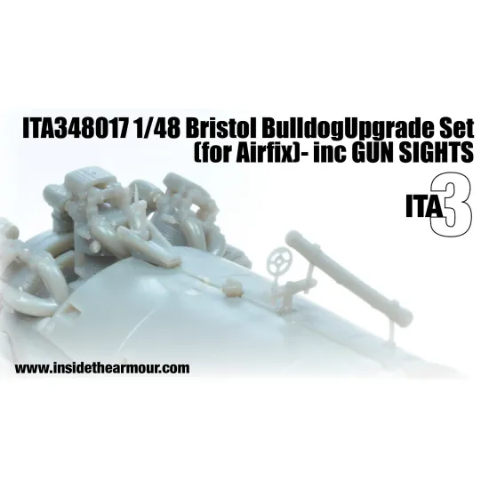 Inside The Armor Ita348017 1/48 Bristol Bulldog Exterior Upgrade For Airfix