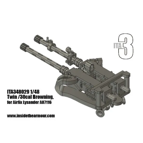 Inside The Armor Ita348029 1/48 Twin Browning 303 For Airfix Lysander
