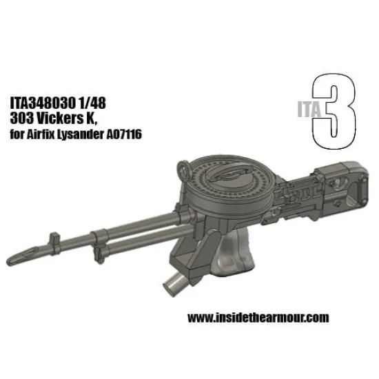Inside The Armor Ita348030 1/48 303 Vickers K Mg For Airfix Lysander