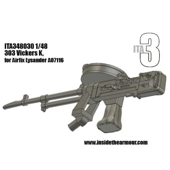 Inside The Armor Ita348030 1/48 303 Vickers K Mg For Airfix Lysander