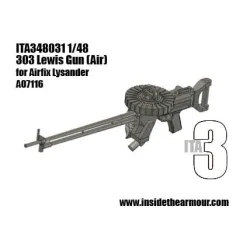 Inside The Armor Ita348031 1/48 Lewis 303 Mg For Airfix Lysander