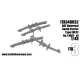 Inside The Armor Ita348032 1/48 Raf Universal Bomb Rack Ef Ef No1 Mkii X 4