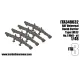 Inside The Armor Ita348032 1/48 Raf Universal Bomb Rack Ef Ef No1 Mkii X 4