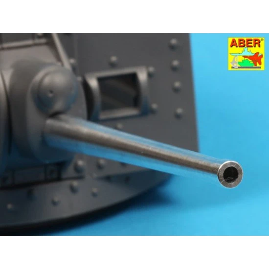 German 3.7cm KwK A7 L/42 tank gun barrel for Pz.Kpfw.38(t), for Panda 1/16 Aber 16-L07