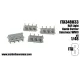 Inside The Armor Ita348033 1/48 Light Bomb Carrier X 4 For Ww2 Aircraft