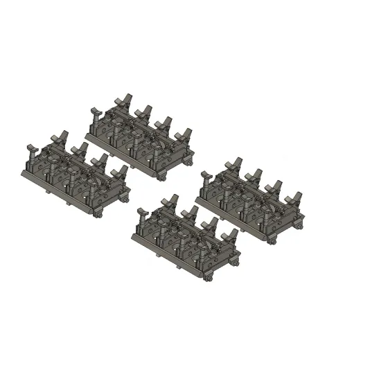 Inside The Armor Ita348033 1/48 Light Bomb Carrier X 4 For Ww2 Aircraft