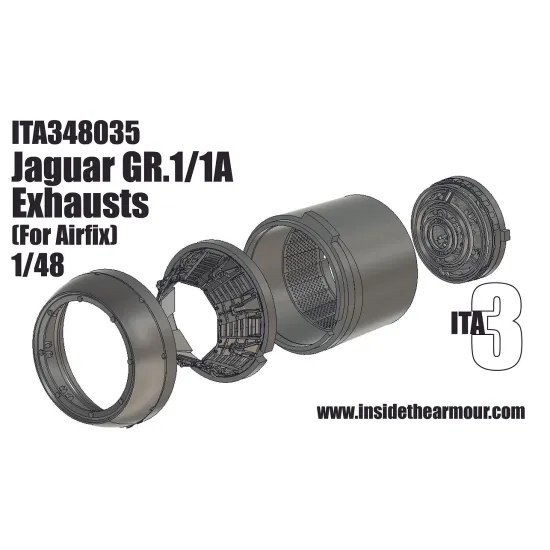 Inside The Armor Ita348035 1/48 Exhausts For Jaguar Gr.1/1a For Airfix