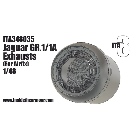 Inside The Armor Ita348035 1/48 Exhausts For Jaguar Gr.1/1a For Airfix