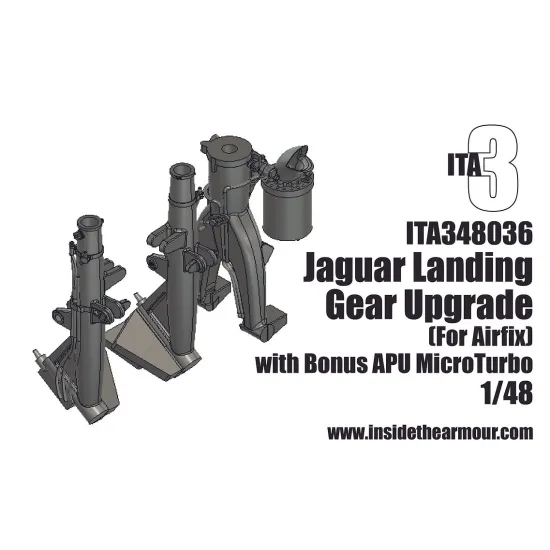 Inside The Armor Ita348036 1/48 Jaguar Gr.1/1a Landing Gear Upgrade For Airfix