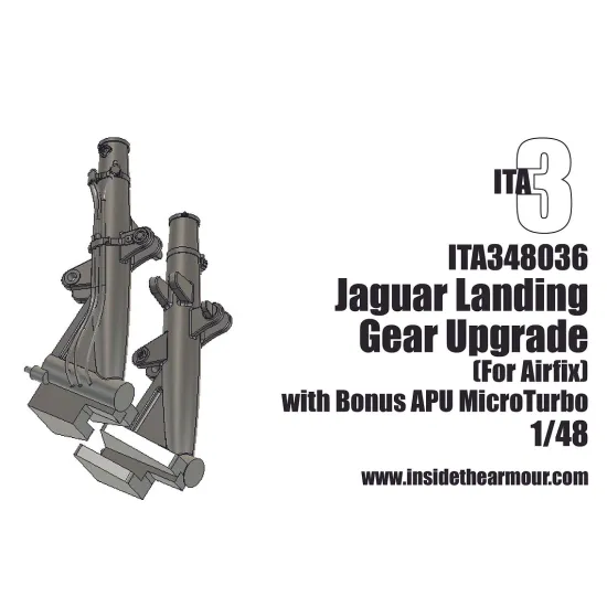 Inside The Armor Ita348036 1/48 Jaguar Gr.1/1a Landing Gear Upgrade For Airfix