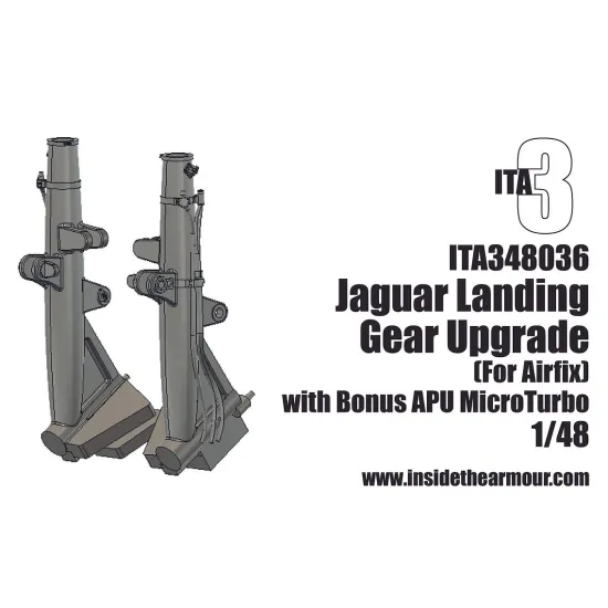 Inside The Armor Ita348036 1/48 Jaguar Gr.1/1a Landing Gear Upgrade For Airfix