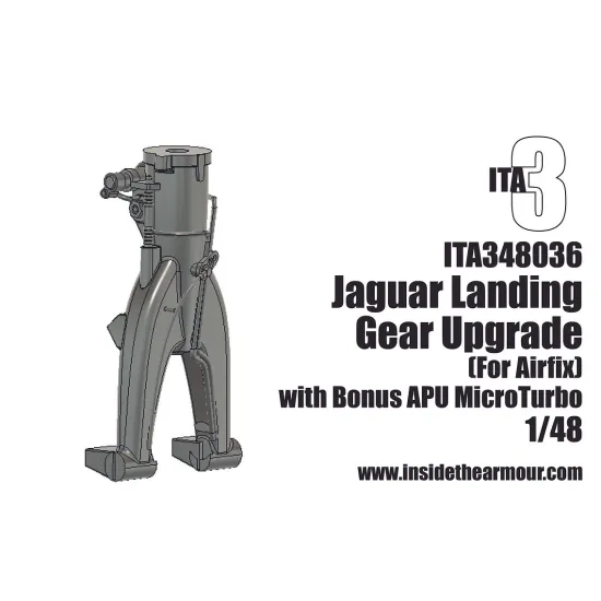 Inside The Armor Ita348036 1/48 Jaguar Gr.1/1a Landing Gear Upgrade For Airfix