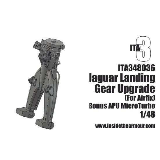 Inside The Armor Ita348036 1/48 Jaguar Gr.1/1a Landing Gear Upgrade For Airfix