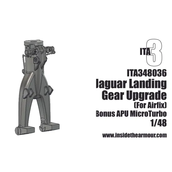 Inside The Armor Ita348036 1/48 Jaguar Gr.1/1a Landing Gear Upgrade For Airfix