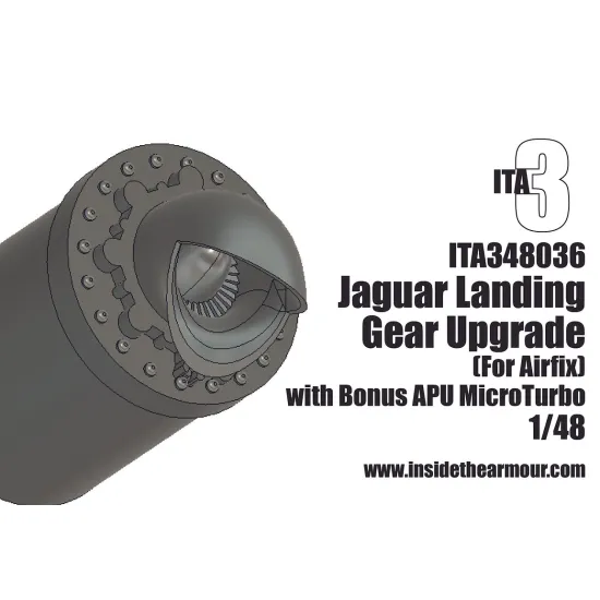 Inside The Armor Ita348036 1/48 Jaguar Gr.1/1a Landing Gear Upgrade For Airfix