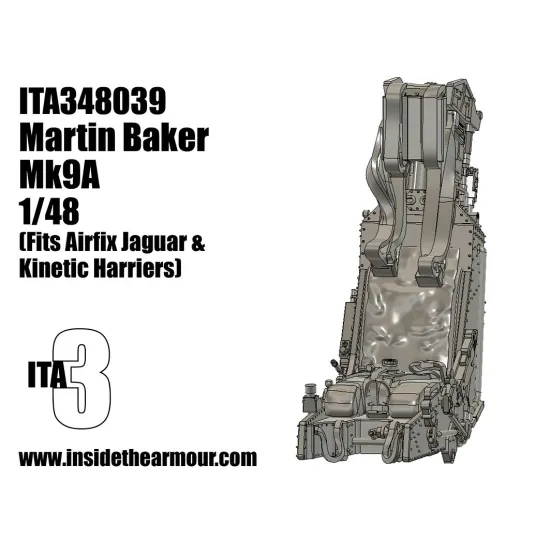 Inside The Armor Ita348039 1/48 Martin Baker Mk9a Seat For Airfix Jaguar Post 1980 And Harrier Kits